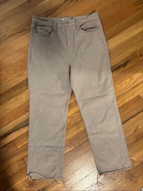 Altar'd State Neutral Taupe Cotton Pants